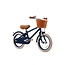 Banwood Classic Kids Bike 14 inch Blue with Wicker Basket