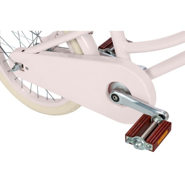 Kinderfahrrad 14 Zoll Rosa mit Weidenkorb