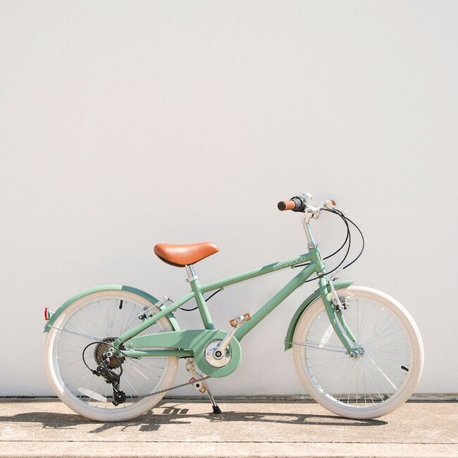 Kinderfiets 20 inch Forest green met 7 Versnellingen