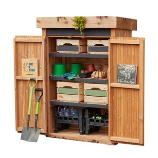 Cosy   Armoire de rangement éducative avec toit végétalisé