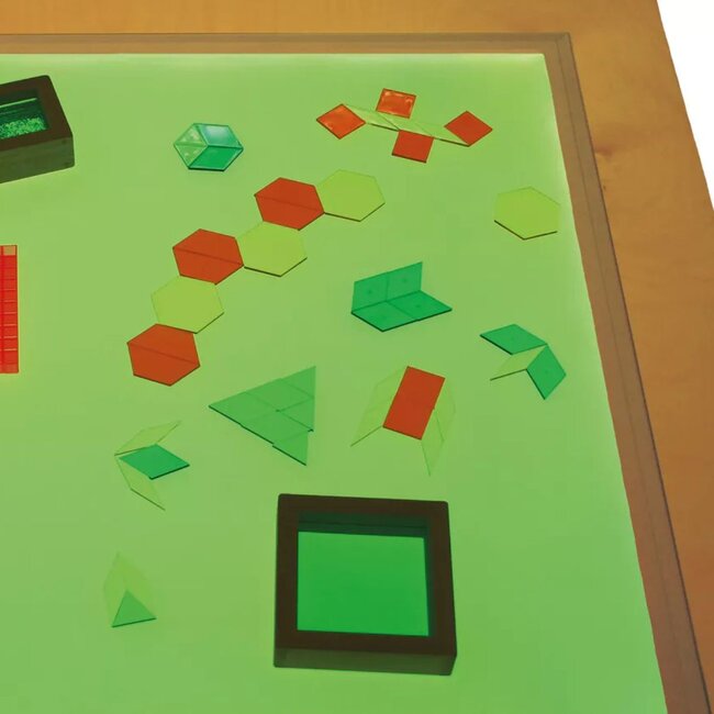 Lichttafel met Gekleurd LED-licht – Educatief Lichtpaneel 75x75 cm