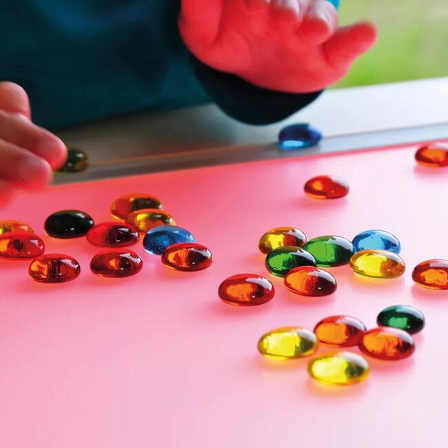 Lichttafel met Gekleurd LED-licht – Educatief Lichtpaneel 75x75 cm