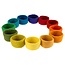 Felt Bowls Colourful – Set of 12 Handmade Sheep's Wool Bowls