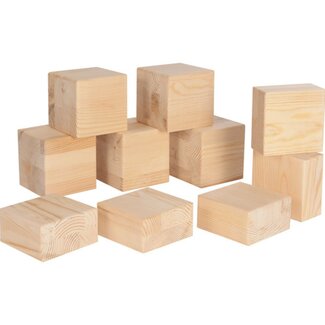 Eduplay Set de blocs en bois pour circuit d'eau | 10 pièces