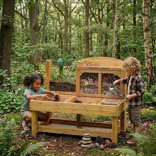 Table d'observation des insectes et des plantes professionnelle  – Banc d'éveil pour jardin et école