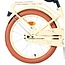 Vélo Fille 18 pouces avec Panier et Porte-bagages (4-7 ans) – Crème