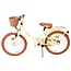 Meisjesfiets 18 inch met Mandje en Achterdrager (4-7 jaar) – Crème