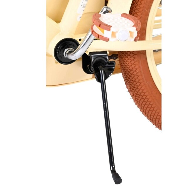 Girls Bike 18 inch with Basket and Rear Carrier (4-7 years) – Crème