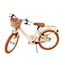Mädchenfahrrad 18 Zoll mit Korb und Gepäckträger (4-7 Jahre) – Crème