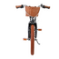 Schickes Mädchenfahrrad 18 Zoll mit Korb und Gepäckträger (4-7 Jahre) – Schwarz