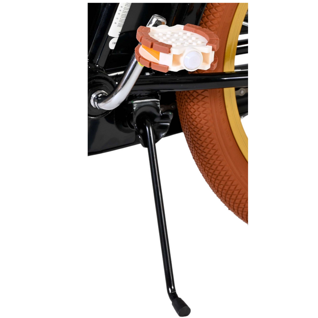 Stylish Girls Bike 18 inch with Front Basket and Carrier (4-7 years) – Black