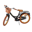 Stylish Girls Bike 18 inch with Front Basket and Carrier (4-7 years) – Black