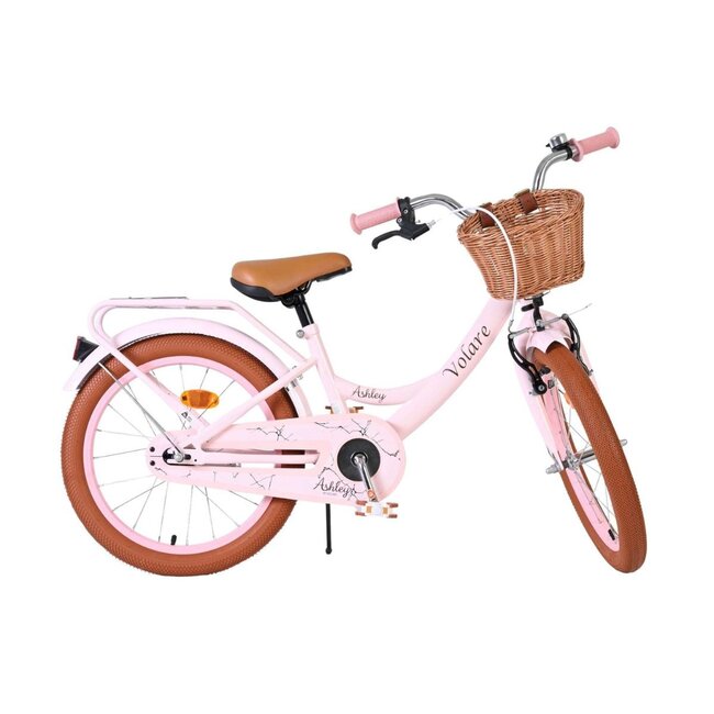 Elegant Girls Bike 18 inch with Basket and Carrier (4-7 years) – Pink