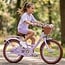 Luxe Meisjesfiets 18 inch met Mandje en Bagagedrager (4-7 jaar) – Lila