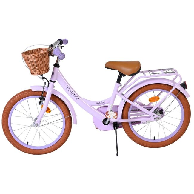 Luxury Girls Bike 18 inch with Basket and Carrier (4-7 years) – Lila