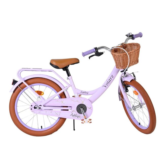 Luxury Girls Bike 18 inch with Basket and Carrier (4-7 years) – Lila