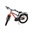 Vélo Garçon Robuste 18 pouces avec Porte-bagages et Garde-boue (4-7 ans) – Orange/Gris