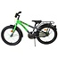 Vélo Garçon Robuste 18 pouces avec Porte-bagages et Garde-boue (4-7 ans) – Gris/Vert