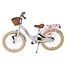 Vélo Fille 20 pouces avec Panier, Antivol et Éclairage (6-8 ans) – Blanc
