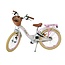 Mädchenfahrrad 20 Zoll mit Korb, Schloss und Beleuchtung (6-8 Jahre) – Weiß