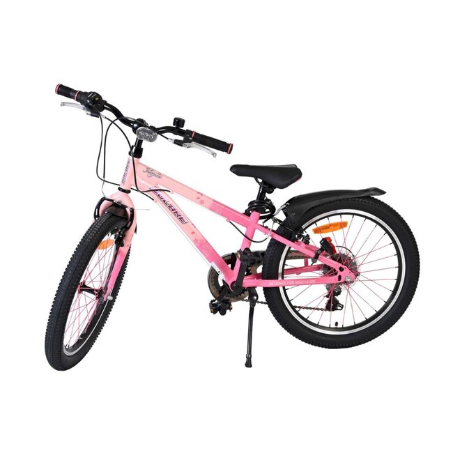 Sporty Girls Bike 20 inch with 7 Speeds and Lighting (6-8 years) – Pink