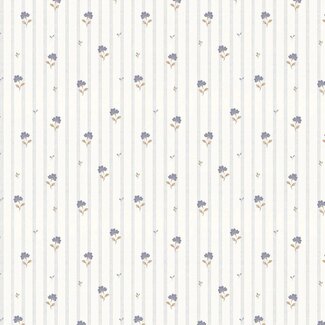 Dekornik Papier Peint Delicate Retro Flowers | Rayures & Fleurs