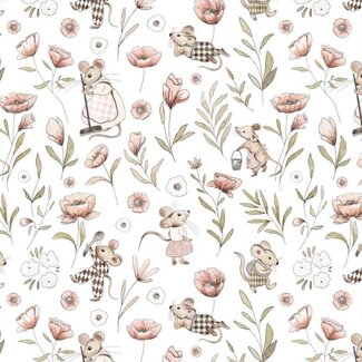 Kikki Belle Kids Wallpaper Merry Mice