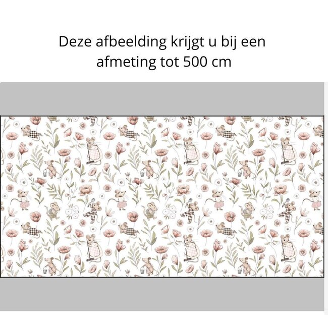 Kikki Belle Vliestapete Fröhliche Mäuse – Hochwertige Kindertapete