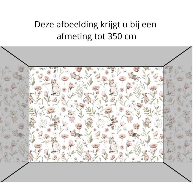 Kikki Belle Non-woven Wallpaper Merry Mice – Premium Kids Wallpaper