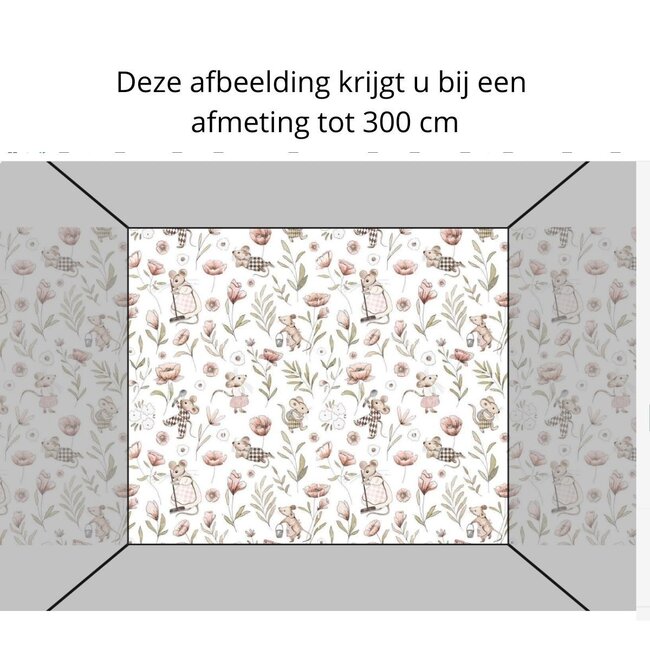 Kikki Belle Vliestapete Fröhliche Mäuse – Hochwertige Kindertapete