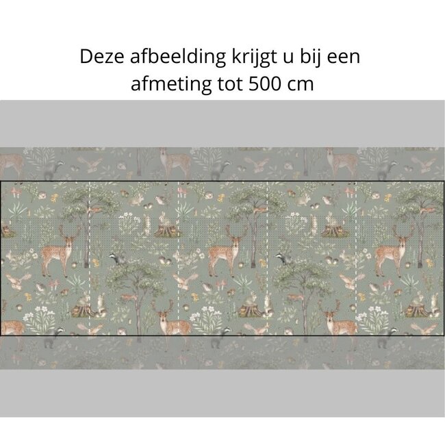 Vliestapete Fantastic Forest Green – Luxuriöse Kindertapete