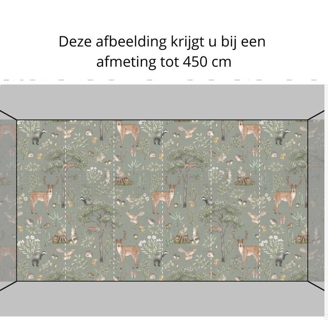 Vliesbehang Fantastic Forest Green – Luxe Kinderbehang