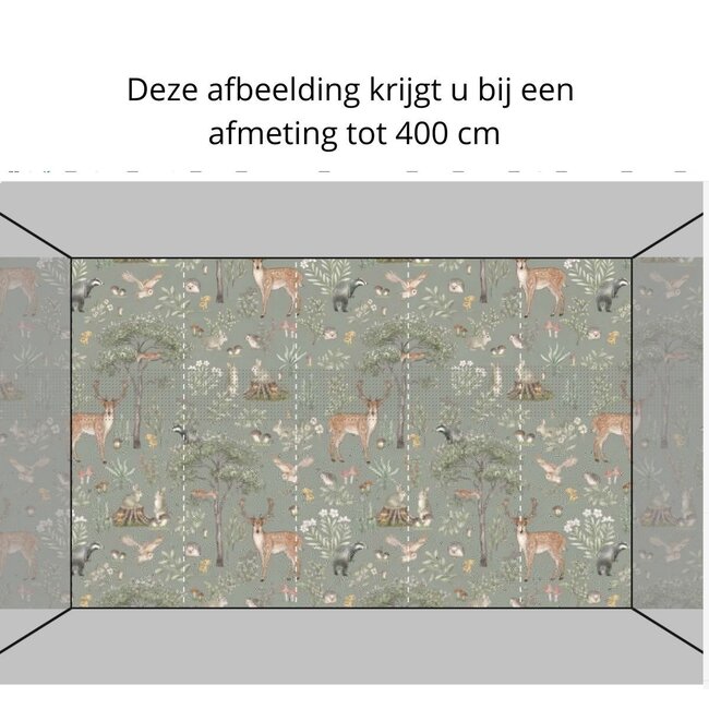 Vliestapete Fantastic Forest Green – Luxuriöse Kindertapete