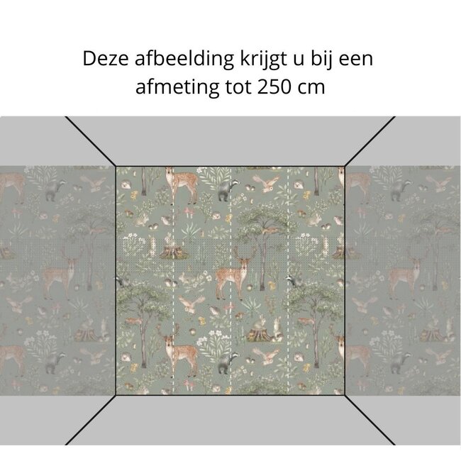 Vliestapete Fantastic Forest Green – Luxuriöse Kindertapete