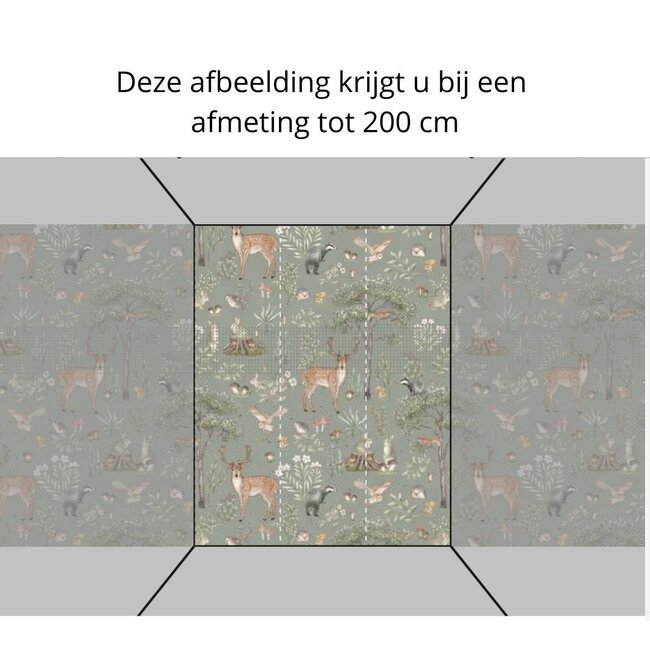 Vliestapete Fantastic Forest Green – Luxuriöse Kindertapete