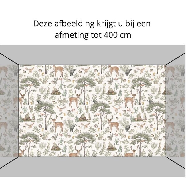 Vliesbehang Fantastic Forest White – Luxe Kinderbehang