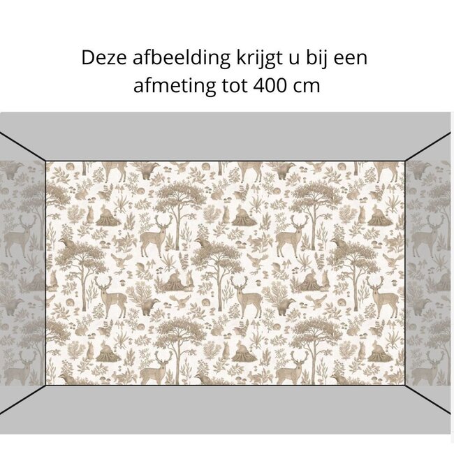 Vliesbehang Fantastic Forest Vintage White – Luxe Kinderbehang