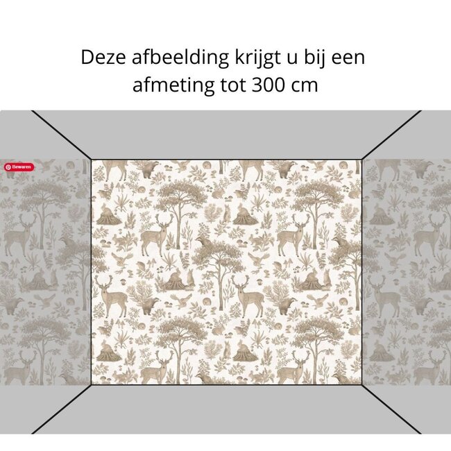 Papier peint intissé Kikki Belle Fantastic Forest Vintage White – Papier Peint de Luxe