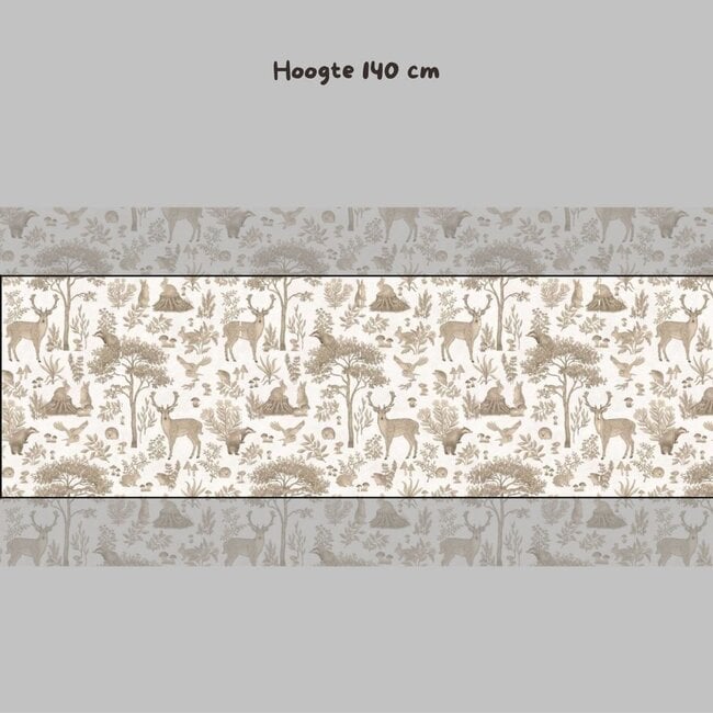 Vliestapete Fantastic Forest Vintage White – Luxuriöse Kindertapete