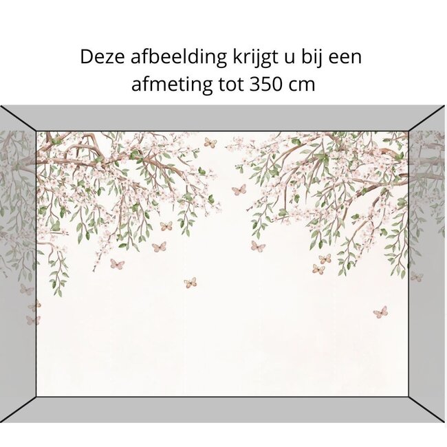 Kikki Belle Non-woven Wallpaper Hanging Blossom – Romantic Kids Wallpaper