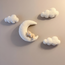 Marjems Cloud with Lying Bear on the Moon | 4-piece