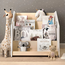 Montessori Kinderboekenkast Wit 61x39x61 cm