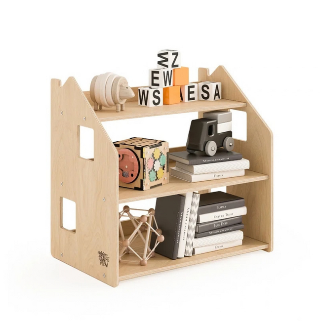 Montessori  Kids Toy Shelf61x39x61 cm