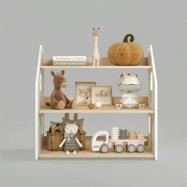 Montessori Spielzeugregal 61x39x61 cm