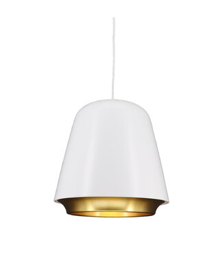 Artdelight Design Hanglamp Wit/Goud - Santiago