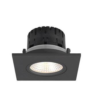 Artdelight Moderne Badkamer LED Spot Vierkant Zwart - Austin