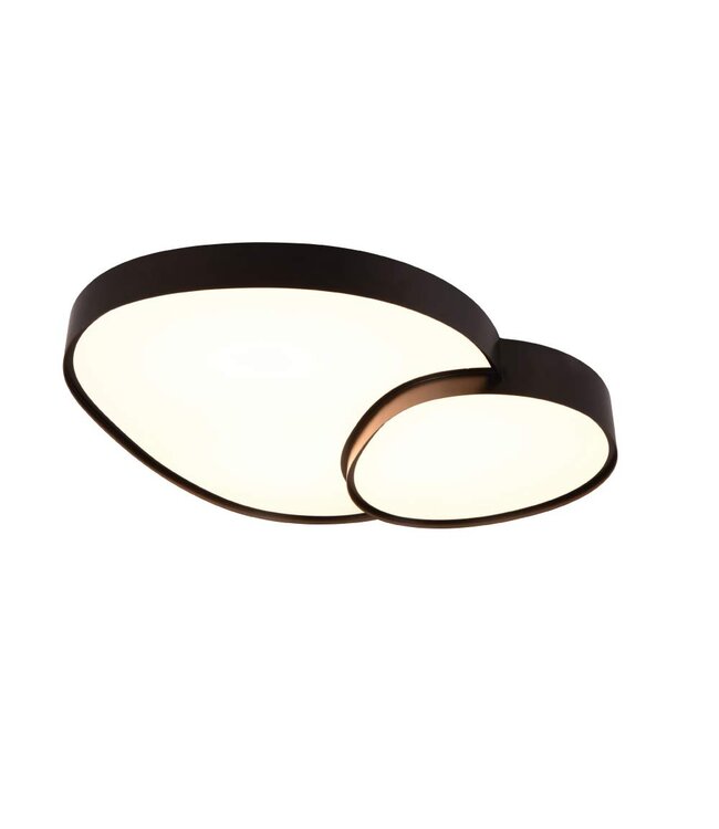 Design LED Plafondlamp Zwart - Rise XL