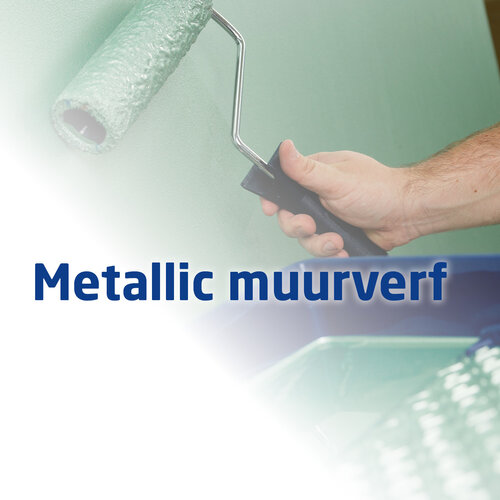 Metallic muurverf