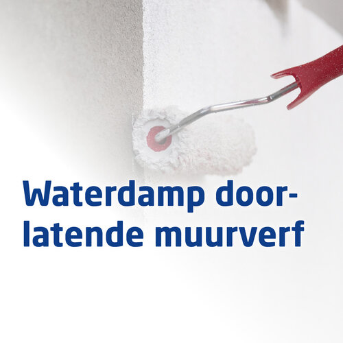 Waterdamp doorlatende muurverf