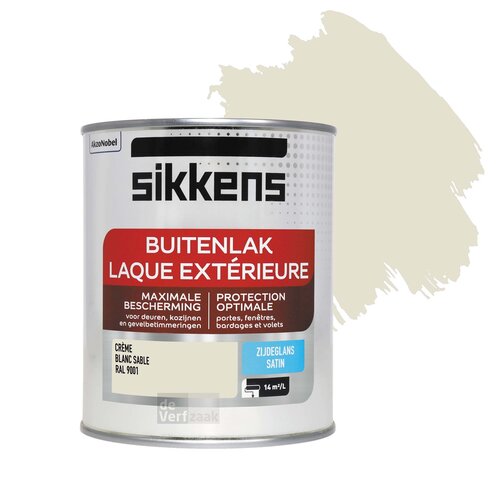 Sikkens Buitenlak Zijdeglans - RAL 9001 Sikkens Buitenlak Zijdeglans - RAL 9001